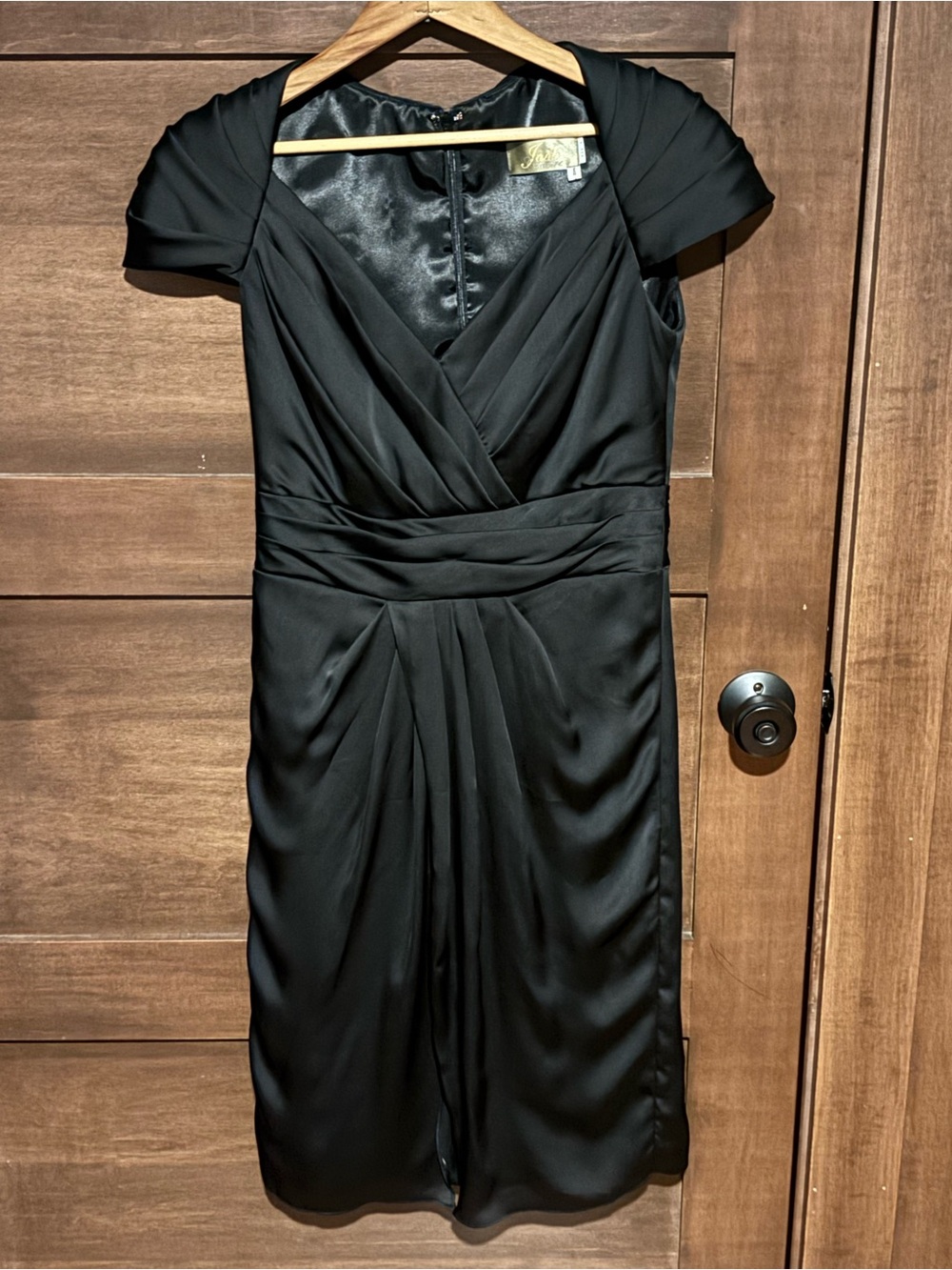 Jade Couture Black Silky Formal Dress Mother of the Bride/Groom Classic Eleegant